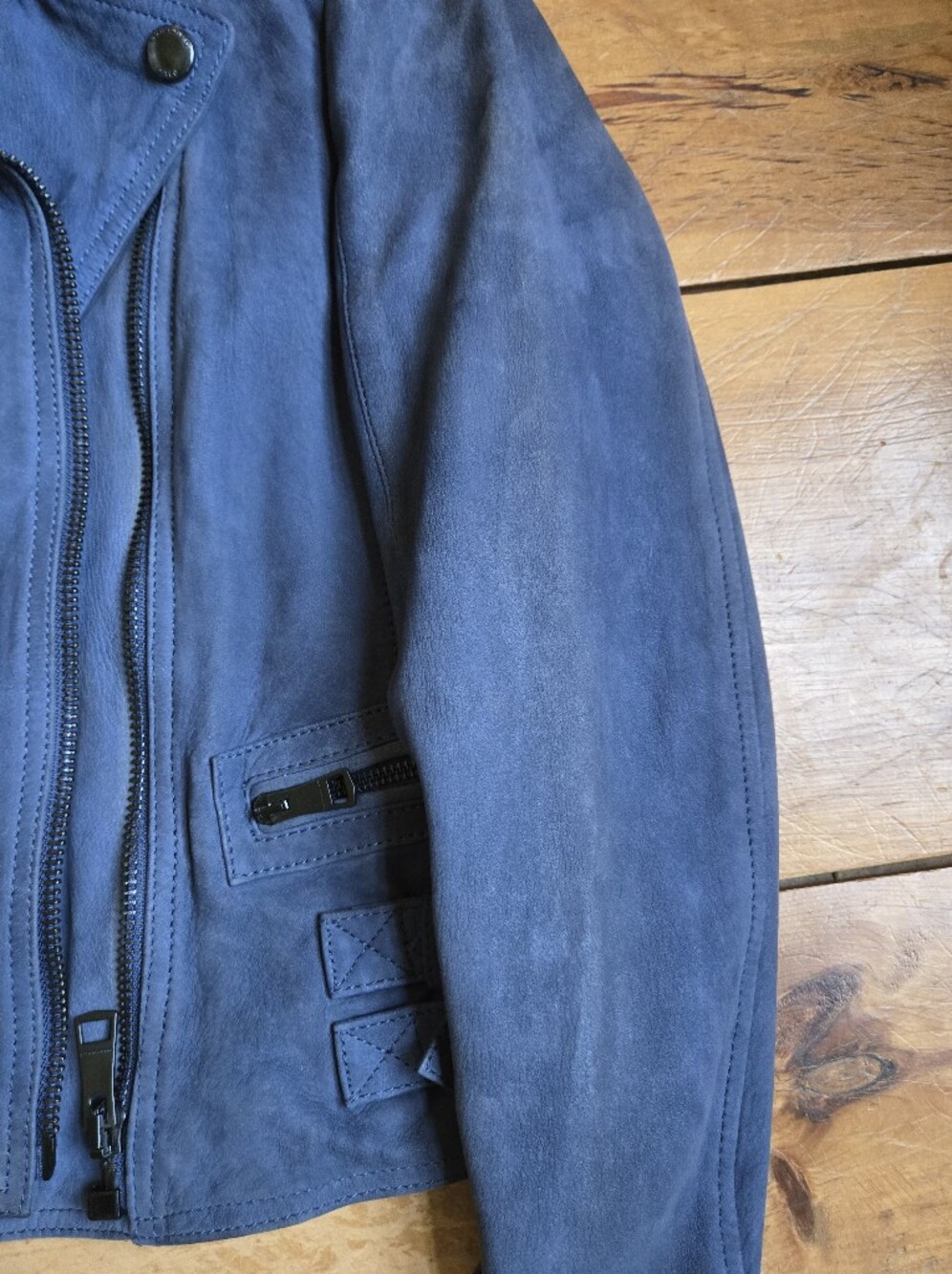 Burberry Brit Leather Biker Jacket - Picture 4 of 8